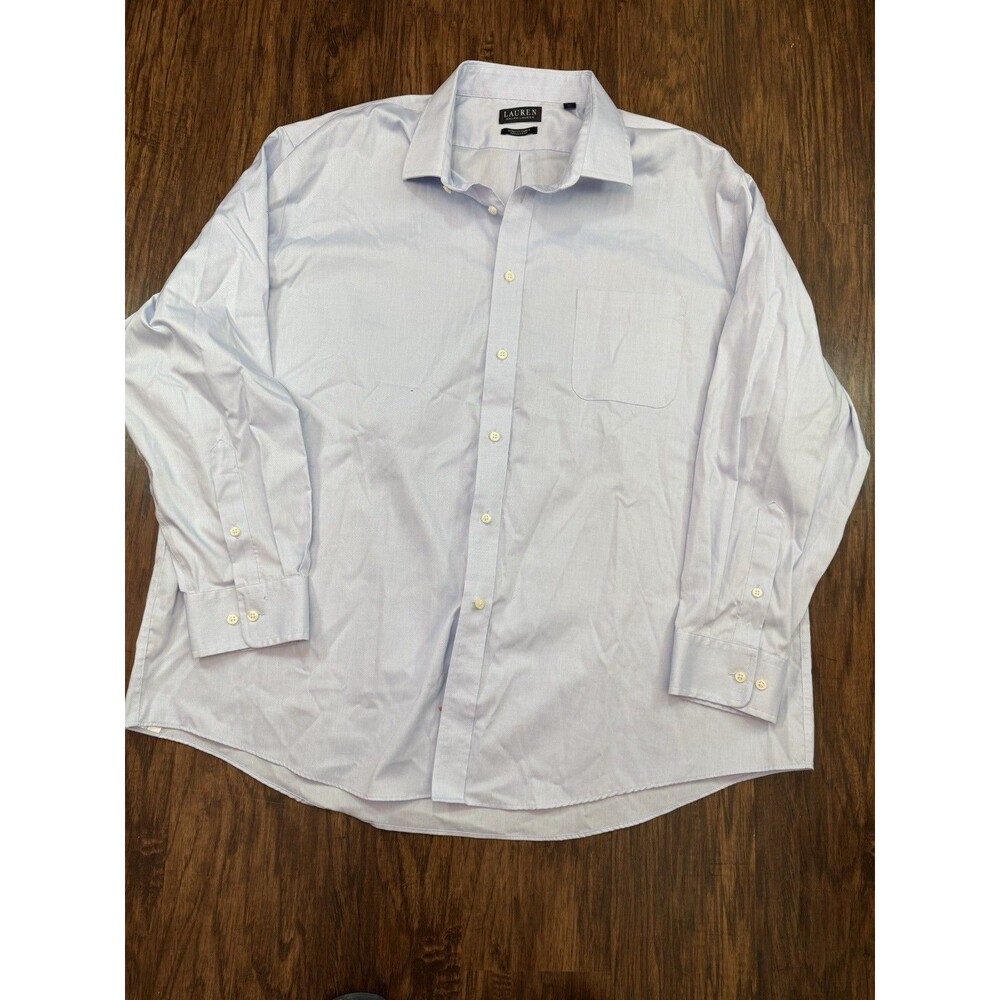 Lauren Ralph Lauren Men’s Shirt 3XL Blue Long Sleeve 19 34/35 Regular Fit
